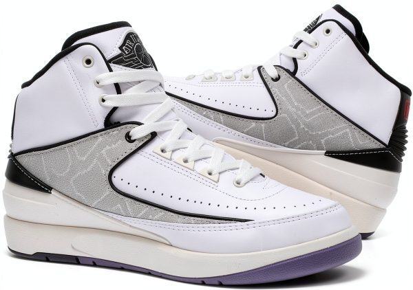 Nike Mens Casual Shoes White Fire Red Black Leather Sneakers-3