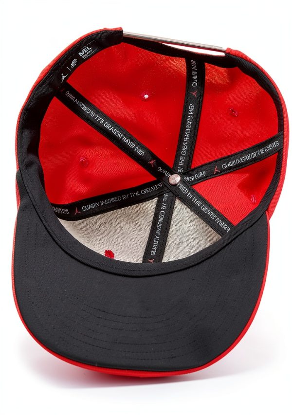 Nike Jumpman Cap Mens Gym Red Black Baseball Hat-4