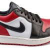 Jordan 1 Low Mens Basketball Shoes Gym Red White Black-0