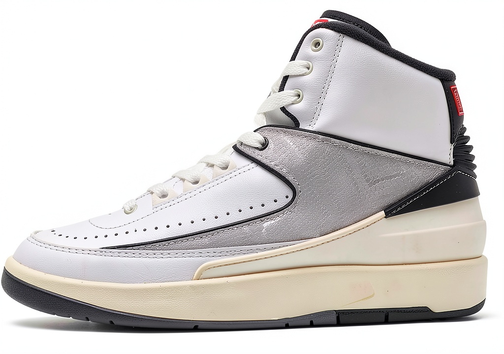 Nike basketball shoes showcasing leather upper and rubber outsole
