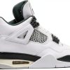 Mens Sneakers White Oxidized Green Rubber Sole Fashion-2
