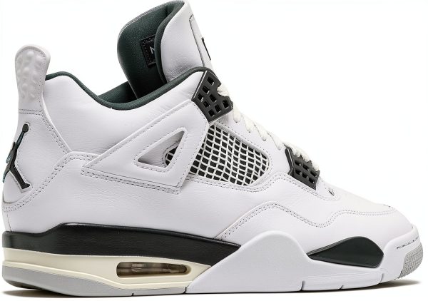 Mens Sneakers White Oxidized Green Rubber Sole Fashion-2