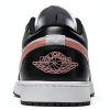 Air Jordan 1 Low Mens Shoes White Rust Pink Black Style-3