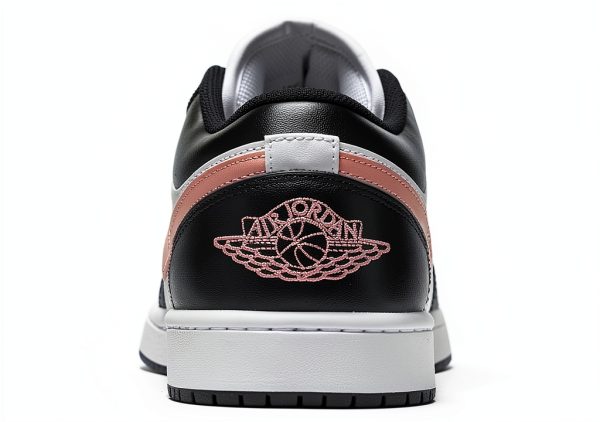 Air Jordan 1 Low Mens Shoes White Rust Pink Black Style-3