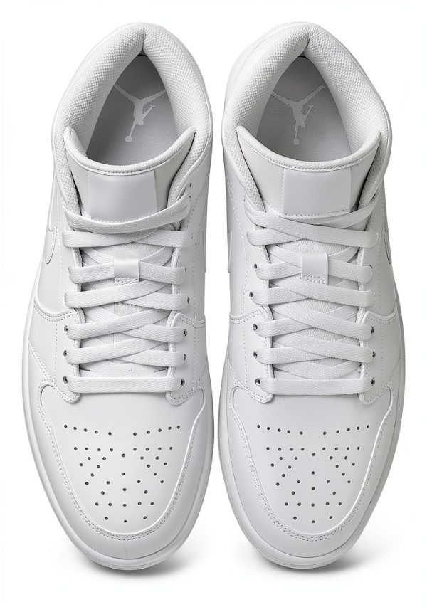 Jordan Mens Basketball Shoes Leather Perforated Toe Comfort-2