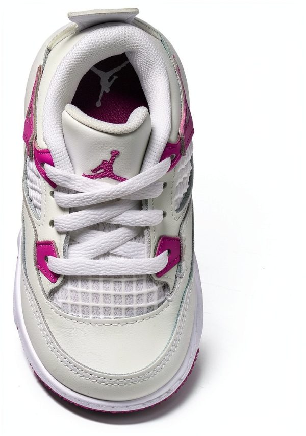 Nike Toddler Sneakers White Hyper Violet Casual Shoes-4
