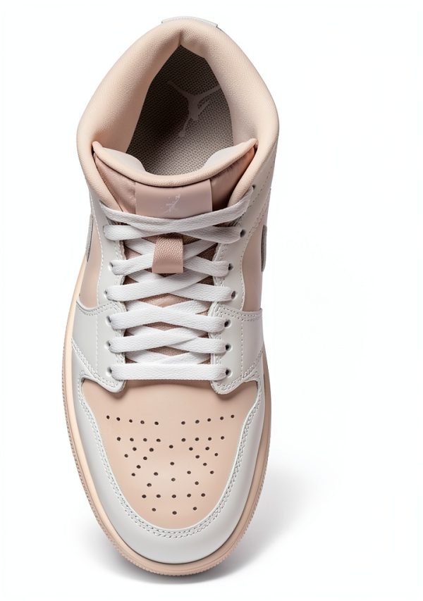 Nike Air Jordan 1 Mid Women Legend Light Brown Sneakers-3