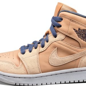 Jordan 1 Mid Women Sanddrift Basketball Shoes Womens-0