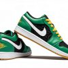 Nike Mens Basketball Shoes Rubber Sole White Gold Malachite-3