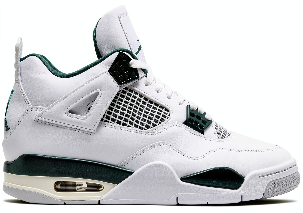 'Mens sneakers in White/Oxidized Green/Neutral Grey colors on a clean background'