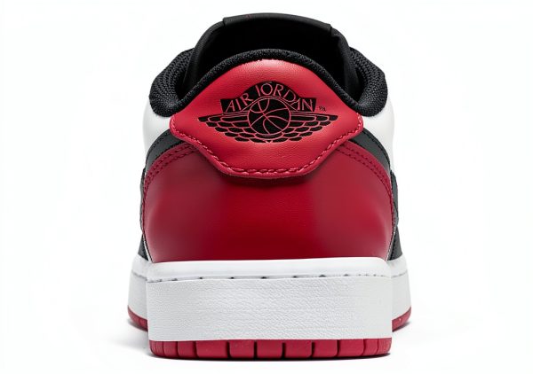 Nike Air Jordan 1 Low Grade School Basketball Shoes White-4