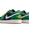 Nike Mens Basketball Shoes Rubber Sole White Gold Malachite-7