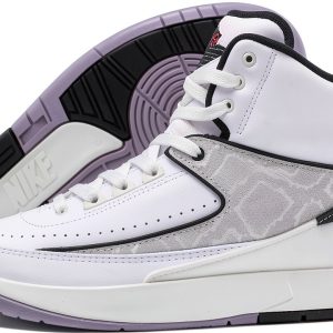 Nike Mens Casual Shoes White Fire Red Black Leather Sneakers-0