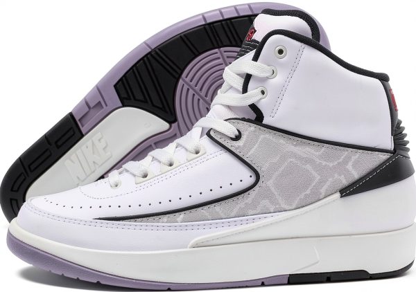 Nike Mens Casual Shoes White Fire Red Black Leather Sneakers-0