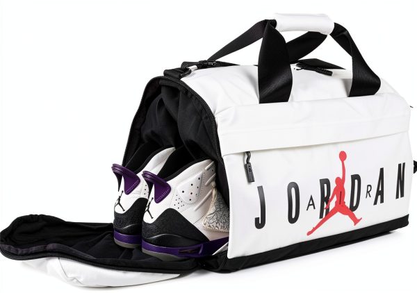Jordan Air Duffel Bag Heavy Duty Sneaker Compartment Unisex-3
