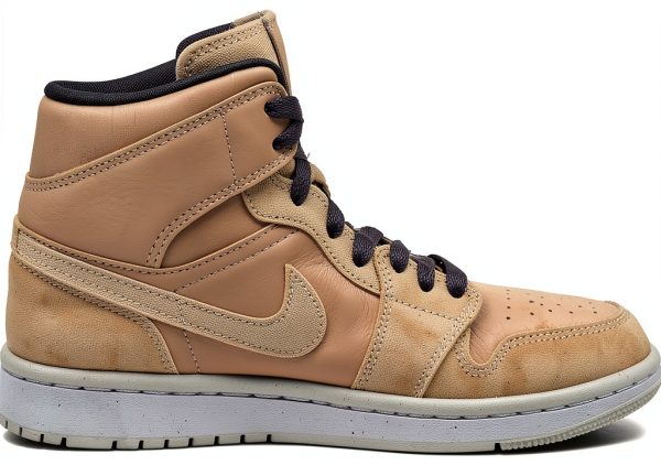 Jordan 1 Mid Women Sanddrift Basketball Shoes Womens-2