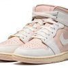 Nike Air Jordan 1 Mid Women Legend Light Brown Sneakers-2