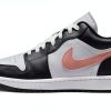 Air Jordan 1 Low Mens Shoes White Rust Pink Black Style-0