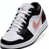 Air Jordan 1 Low Mens Shoes White Rust Pink Black Style-5