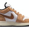 Air Jordan 1 Low Elementary School Sneakers Hemp British Tan-1