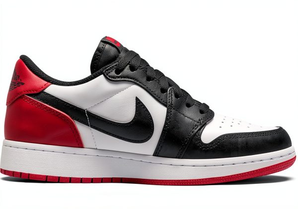Nike Air Jordan 1 Low Grade School Basketball Shoes White-1