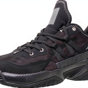 Nike Boys Basketball Shoes Black Grey Black Size Options-0