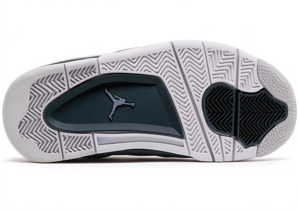 Mens Sneakers White Oxidized Green Rubber Sole Fashion-3