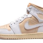 Nike Air Jordan 1 Mid Women Legend Light Brown Sneakers-0