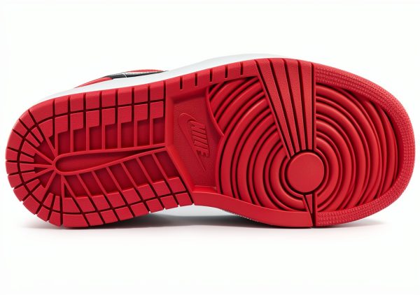 Jordan 1 Low Mens Basketball Shoes Gym Red White Black-3