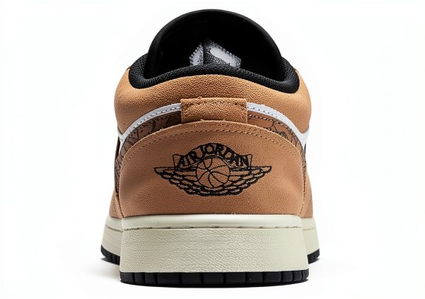 Air Jordan 1 Low Elementary School Sneakers Hemp British Tan-4