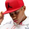 Nike Jumpman Cap Mens Gym Red Black Baseball Hat-3