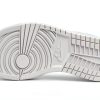 Air Jordan 1 Low Mens Basketball Shoes White Sky Grey-4