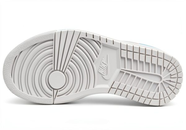 Air Jordan 1 Low Mens Basketball Shoes White Sky Grey-4