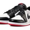 Nike Air Jordan 1 Low Grade School Basketball Shoes White-2