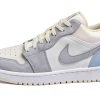 Air Jordan 1 Low Mens Basketball Shoes White Sky Grey-0