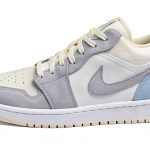 Air Jordan 1 Low Mens Basketball Shoes White Sky Grey-0