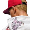 Nike Jumpman Cap Mens Gym Red Black Baseball Hat-5