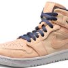 Jordan 1 Mid Women Sanddrift Basketball Shoes Womens-3