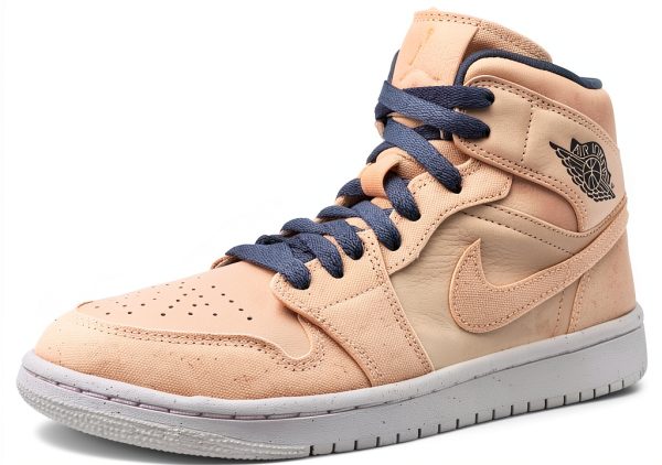 Jordan 1 Mid Women Sanddrift Basketball Shoes Womens-3