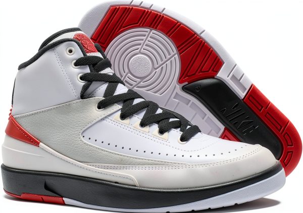 Nike Basketball Shoes White Varsity Red Onyx Black Mens-1