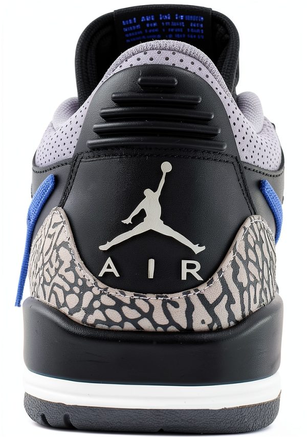 Nike Basketball Shoes Leather Mens Sneakers Black Game Royal-2