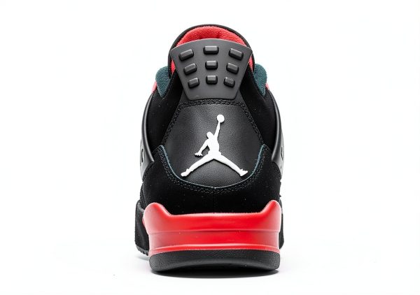 Nike Mens Basketball Shoes Black/White-red-7