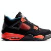 Nike Mens Basketball Shoes Black/White-red-1