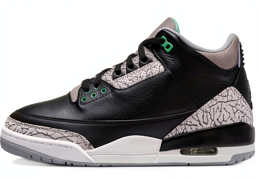 Nike Air Jordan 3 Retro on a basketball court