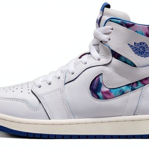 Jordan 1 Zoom Women Nike Basketball Shoes White-0