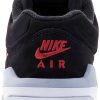 Nike Boys Basketball Shoes Big Kid 5.5-7 Black/White/Fire Red Suede-2