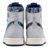 Jordan 1 Zoom Women Nike Basketball Shoes White-4