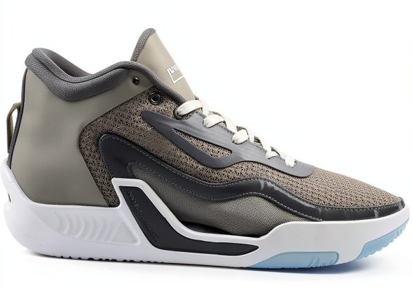 Nike Unisex Basketball Shoes Medium Grey/White/Gunsmoke-2