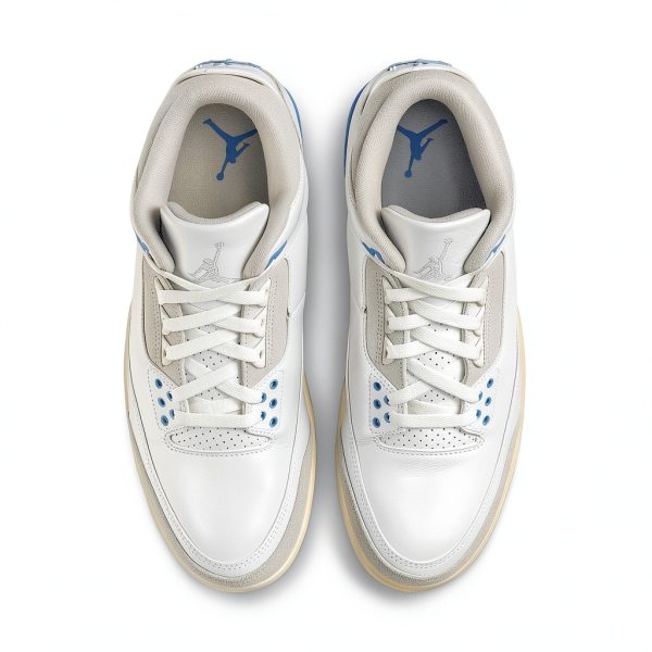 Nike Mens Basketball Shoes Summit White/Hydrogen Blue-3