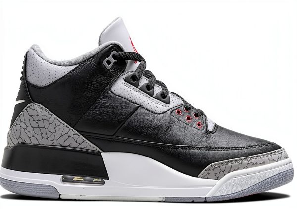 Nike Air Jordan 3 Retro Basketball Shoes Black-1